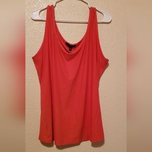 Derek Heart Plus Coral Tank, size 2x